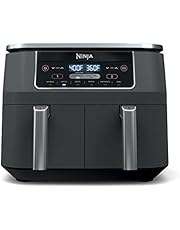 Ninja Foodi 6-in-1 8-qt. (7.6L) 2-Basket Air Fryer with DualZone Technology, Black (DZ201C) Canadian Version
