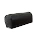 Subrtex Spandex Stretch PU Faux Waterproof Armrest Covers Set of 2 (Black Leather)