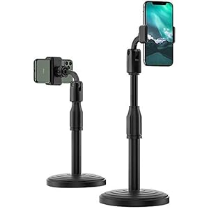 Sounce Universal Mobile Stand for Table with Adjustable Height, 360 Degree Rotation Mobile Holder for Table & Bed…