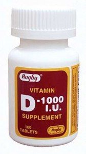 VIT D TABS 1000IU ***RUG 100 TABS