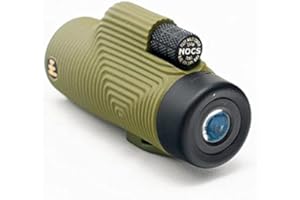 Nocs Provisions Zoom Tube 8x32 Monocular Telescope | Lightweight, Compact, 8X Magnification, Wide Field of View for Bird Watching, Hunting, Hiking, Camping, and Other Outdoor Activities - Juniper