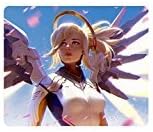 Generic Creative Design Mouse Pad Rectangle Mouse Pad Gaming Mousepad Mercy Overwatch Rectangle Non-Slip Mousepad Water Resistent Oblong Gaming Mouse Pads