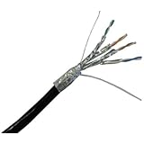 Netshop Cat6A FFTP External Grade PE Sheath Black Solid Cable 305m