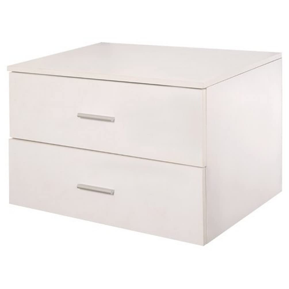 Phönix Staxx 124251WE Double Drawer Container White