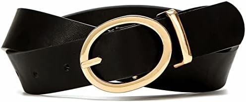 Women\'s 1.5 Inch Leather Belt with Hexagon Buckle, Adjustable Sizing AllSaints Women main image 3