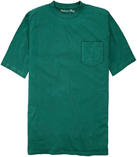 Falcon Bay Big & Tall Men's 100% Cotton Pocket T-Shirt