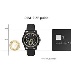 A｜X ARMANI EXCHANGE Men's Chronograph Silicone