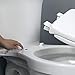 MAYFAIR 20SLOWE Toilet Seat will Slow Close and Never Come Loose, ROUND, Long Lasting Plastic, White