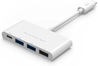 PC Castle USB-C to 4-Port USB 3.0 Hub for USB Type-C Devices Including the new MacBook, Google ChromeBook Pixel / Nexus 5X / 6P, Nokia N1 / 950 / 950XL and More(Piano Paint)
