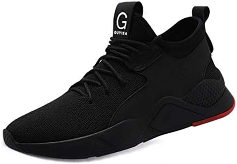 Safety Shoes, Work Boots Ultra Lightweight Composite Toe Cap Steel Toe Safety Hiker Shoes Black Spring and Summer,40