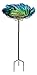 Regal Art & Gift Bird Feeder/Bath with stand, Birdwatching essential, Durable Glass & Metal, Outdoor Decor, Easy-Fill, Heavy duty poles, Ideal for Porch, Patio, Backyard, Garden - 12”L x 12”W x 25”H