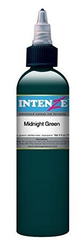 Intenze Tattoo Ink - Midnight Green - 1oz Bottle