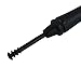 uxcell Black Plastic Spiral Earpick Ear Wax Remover Tool Cleaner