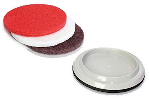 Prolux Core Heavy Duty Commercial Polisher Floor Buffer Machine Scrubber and 5 Pads