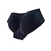 Charberry Fashion Lady Padded Seamless Butt Hip Enhancer Shaper Underwear (S, Black)