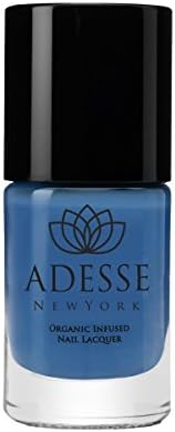 Adesse New York Organic Infused Gel Effect Nail Polish, Fast Drying, Chip Resistant Polish, Ultra Long Wear for a Flawless Manicure, Vegan, Cruelty Free, Paraben Free- 11ml (Saturday Sky)