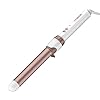 Conair Double Ceramic Curling Wand, 1 Inch Curling Wand, White / Rose Gold