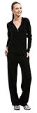 Women's Lounge Pants - 100% Cashmere - by Citizen Cashmere (Black)