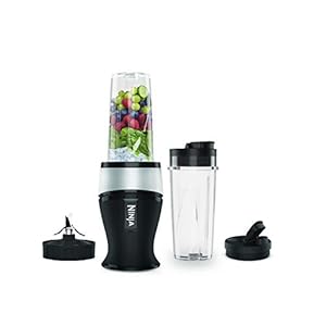 Ninja Nutri Slim Blender and Smoothie Maker [QB3001UKS], 700 W, Silver