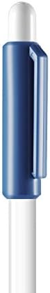REEDCALE Cap for Apple Pencil, Multi-functional Apple Pencil Cap holder with Tip Protection, Built-in Clip for Apple ipad Pro Pencil (Sapphire)