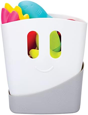 (Gray Toy Drying Bin) - Ubbi Freestanding Bath Toy Organiser Bath Caddy ...