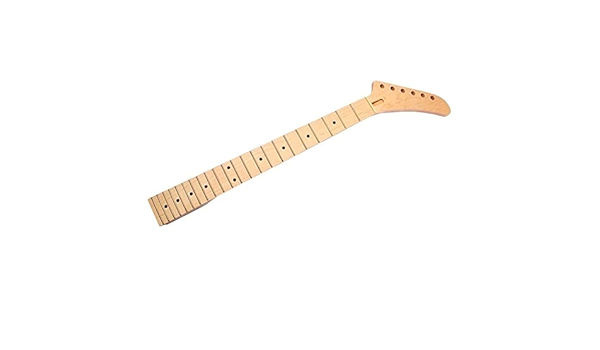 Amazon.com: HAOHAO 22 trastes de arce plátano guitarra eléctrica cuello de  punto incrustación para St piezas de repuesto : Instrumentos Musicales