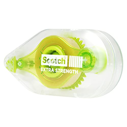 Scotch Adhesive Roller Extra Strength.31 in x 33 ft, Green Dispenser