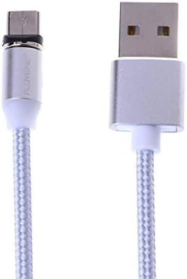 hgfcdd FLOVEME Magnetic Cable 1m Braided Mobile LED Type C Micro USB Magnet Charger Cable