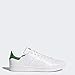 adidas Originals Men's Stan Smith Leather Sneaker, Footwear White/Core White/Green, 11.5