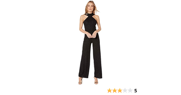 bebe halter jumpsuit