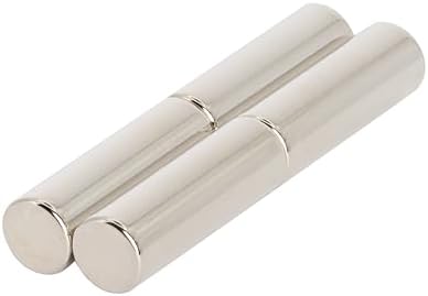 FIRST4MAGNETS N42 Neodymium Rod Magnet 8mm x 25mm 3.1kg Pull Pack of 4 DIY