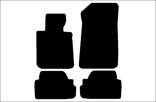 BMW 128i (E82) Simplex Carpeted Custom-Fit Floor Mats - 4 PC Set - Black (2008 2009 2010 2011 08 09 10 11)