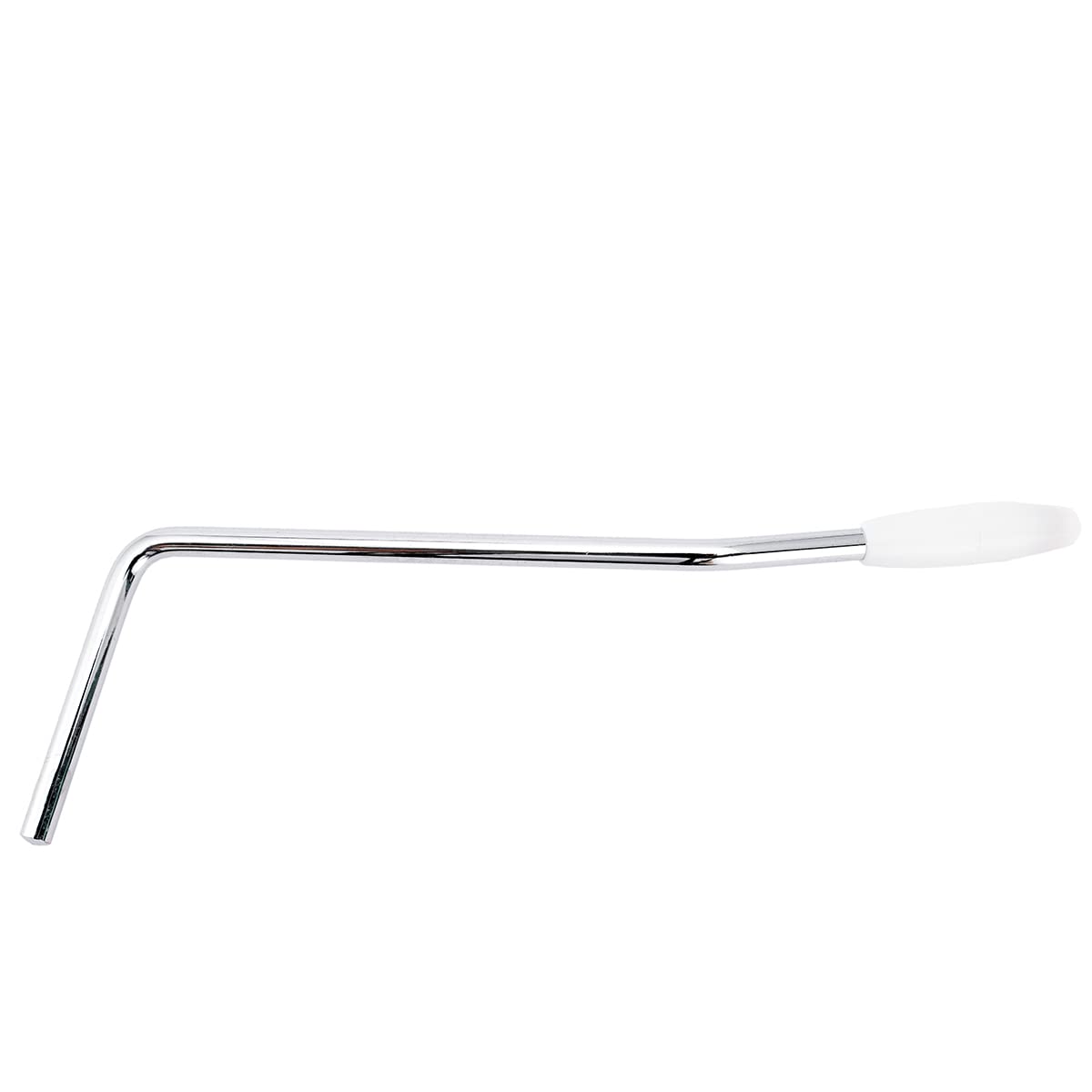 Wilkinson 5mm Push-in Tremolo Arm Whammy Bar Vibrato Arm for Korea Wilkinson WVC/WV2/WV6 Tremolo Bridge, Chrome with White Tip