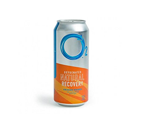 O2 Natural Recovery Drink Orange Mango Flavor 12 Count