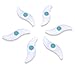 Willceal Bike Spoke Light 6PCS, Bike Wheel Light,Tyre Wire Right with 6 LED Flash Model Neon Lamps,Bike Safety Alarm Light. (Blue)