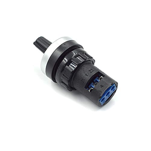 Cyful 10K Ohm 22mm Rotary Potentiometer Pot Inverter Converter Resistance Variable Speed Drive Potentiometer Switch LA42DWQ-22-1pc
