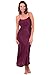 Del Rossa Womens Satin Nightgown, Adjustable Camisole Chemise