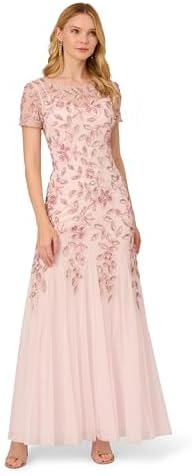 draped metallic foil long dress in rose gold Pink Draped Metallic Foil Long Dress