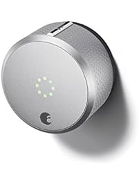 August Smart Lock 2nd Generation - Silver, Works with Amazon Alexa