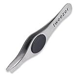 Coco's Stainless Steel Slant Tip Tweezer, Silver