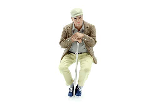 American Diorama Sitzendes altes Paar Figur #1 1:18 – Bild 3