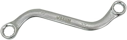 BAUM Double Side Nut Wrench S' Type Ring Spanner Handy Tools - 12 x 13 mm