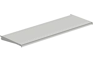 Lozier TL Shelf - Retail Display Shelving - Compatible Gondola Shelving Units - Product Shelves for All Commercial Business Types - 3' Width x 19" Depth (Cool White)