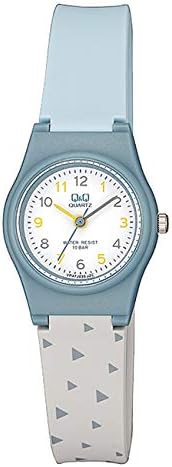 Amazon Citizen Q Q Analogue Kids シチズン キューアンドキュー アナログ キッズ 腕時計 キッズ 子供 男の子 女の子 逆輸入 ネイビー ホワイト 白 レッド 赤 イエロー 黄色 グリーン 緑 ピンク グレー スカイブルー 水色 ストライプ ドット Vp47j035y