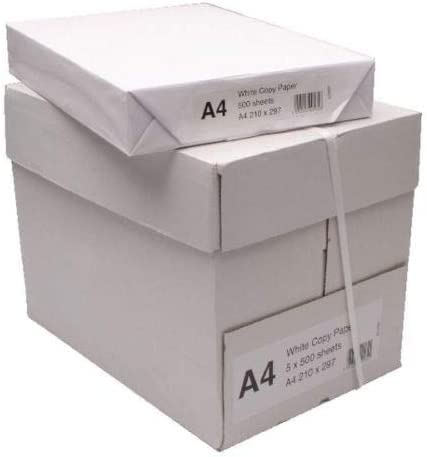 A4 80GSM Quality White Copy Office Printer Copier Paper 1-5 REAMS (Pack of 4 Ream)