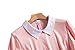 TULIPTREND Women's Celebrity Peter Pan Collar Wear Work Fitted Dresses, Pink, Large