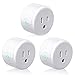 Smart Plug, Lightstory Mini Wi-Fi Socket Outlet Works with Alexa Echo/dot Compatible with Google Home Assistant IFTTT, Remote Control Your Devices from Anywhere, No Hub Required, 3 Pack