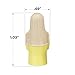 3M Performance Plus Wire Connector, Flexible Steel Spring Connectors, 22-12 AWG, Tan and Yellow Color (T/Y+), Bag of 100