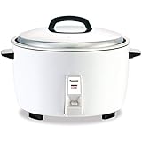 Panasonic Commercial Automatic Rice Cooker SR-GA421, 23-Cup (Uncooked), Stainless Steel, White