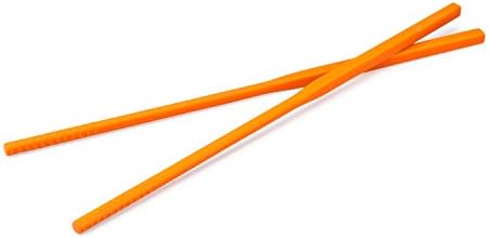ChopGuru Reusable Silicone Chopsticks | Dishwasher Safe | Strong and Easy to Use | 9''